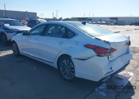 2015 Hyundai Genesis 3.8 from USA, damaged, VIN KMHGN4JE9FU045226